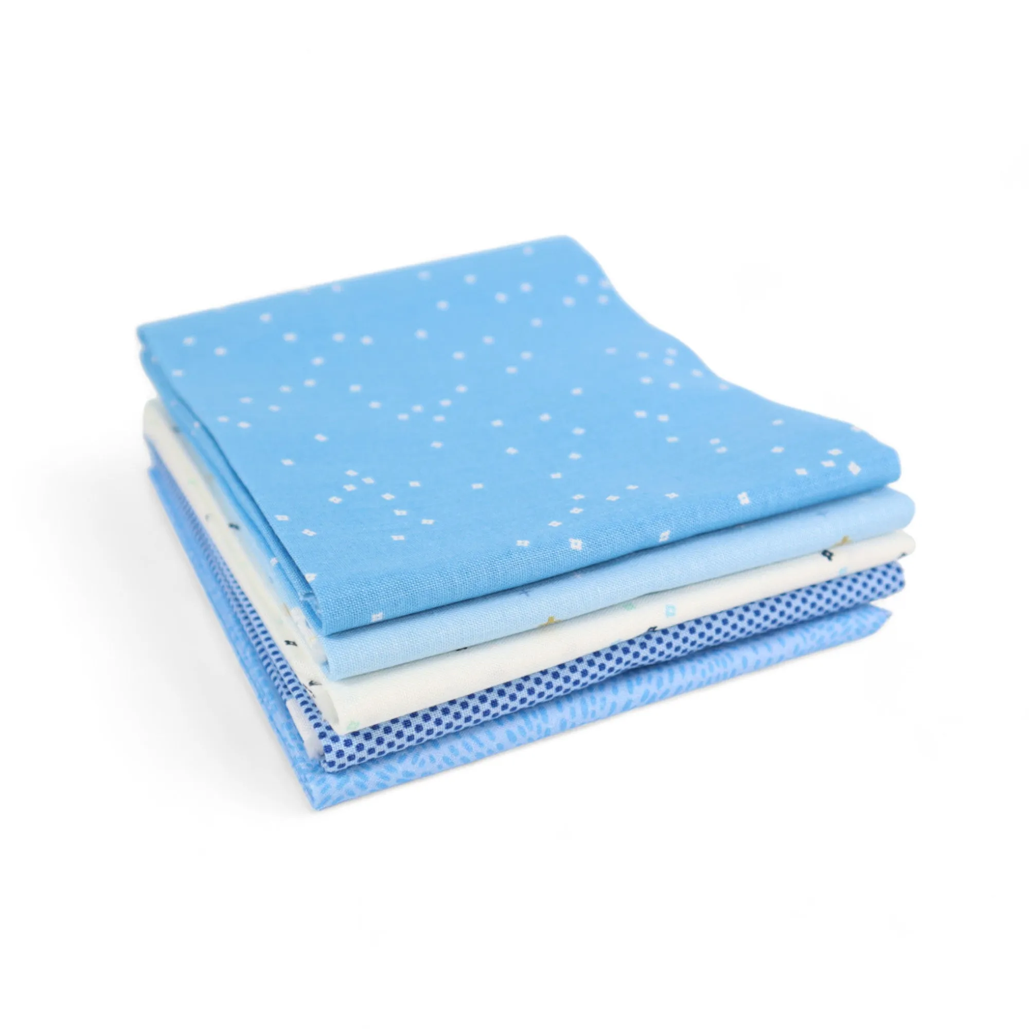 Sky Blue (5) Piece Fat Quarter Bundle