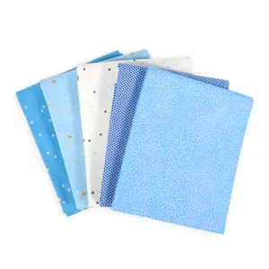 Sky Blue (5) Piece Fat Quarter Bundle