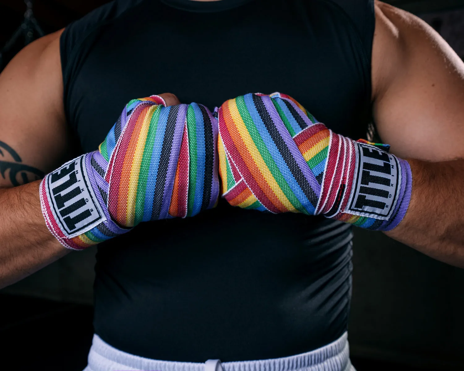 TITLE Boxing Select 180" Semi Elastic Mexican Hand Wraps