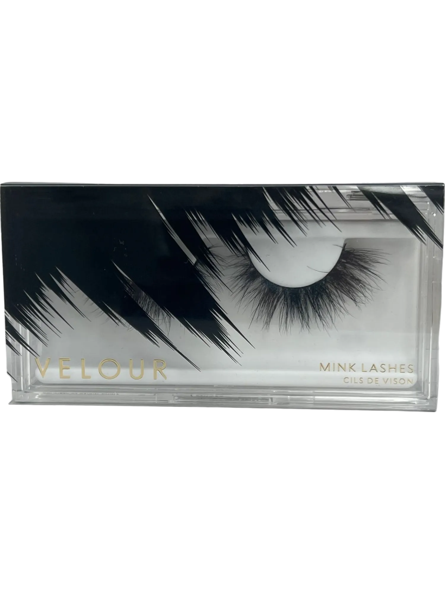 Velour Mink Lashes in Clear Case BNIB