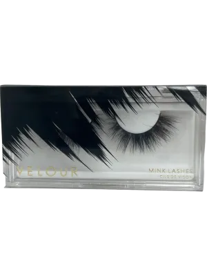 Velour Mink Lashes in Clear Case BNIB