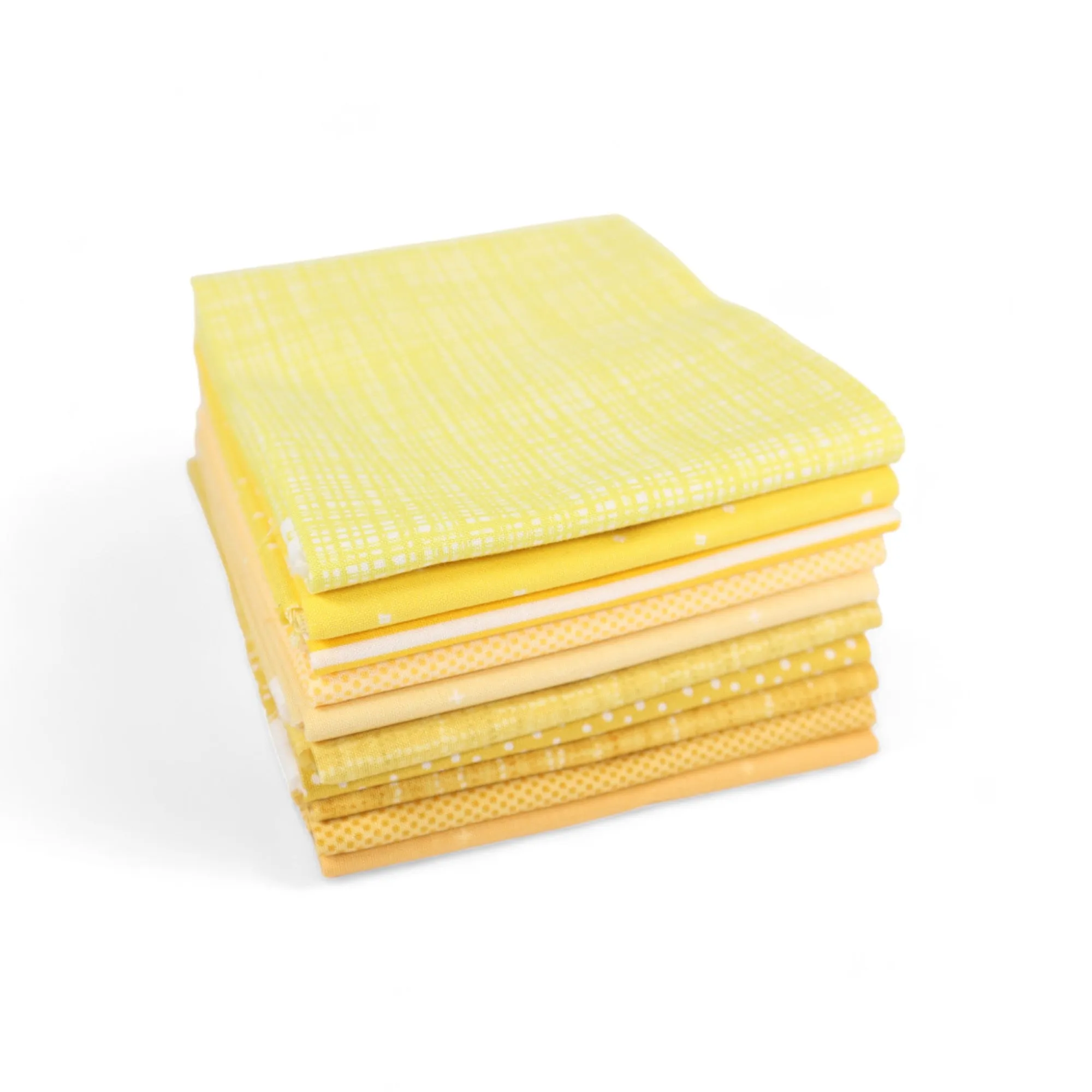 Yellow (10) Piece Fat Quarter Bundle