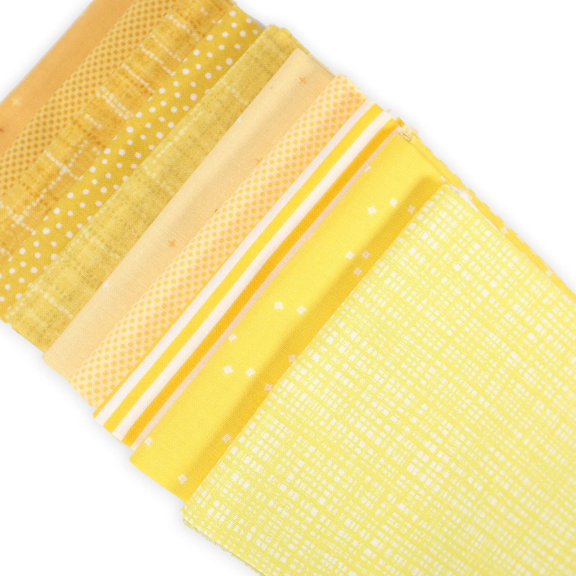 Yellow (10) Piece Fat Quarter Bundle